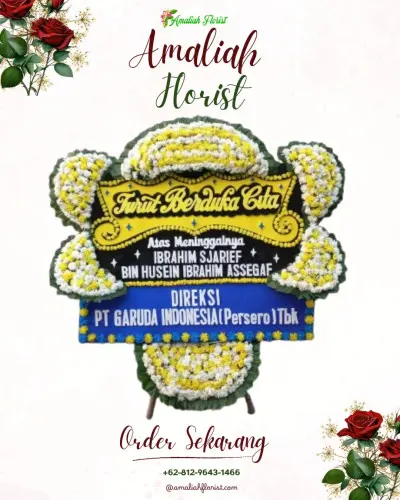 Papan Bunga Duka di Getaskerep